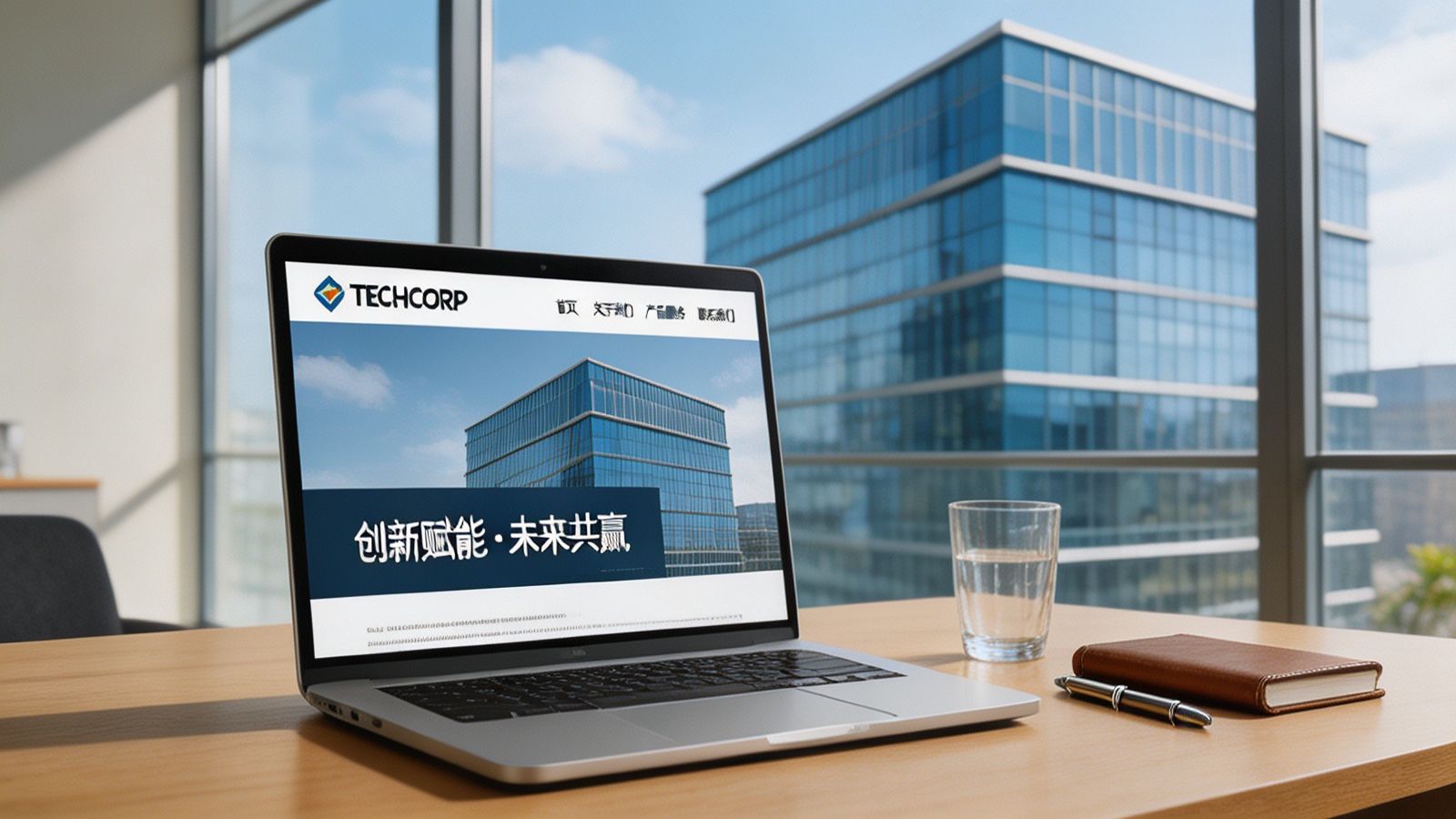 某科技集团官网改版